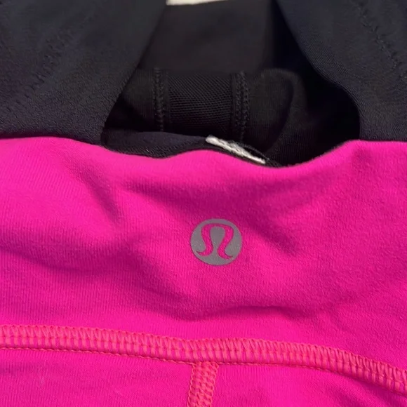 8. Lululemon Scoop Me Up Tank II Raspberry Glo Light / Black - Picture 3 of 4
